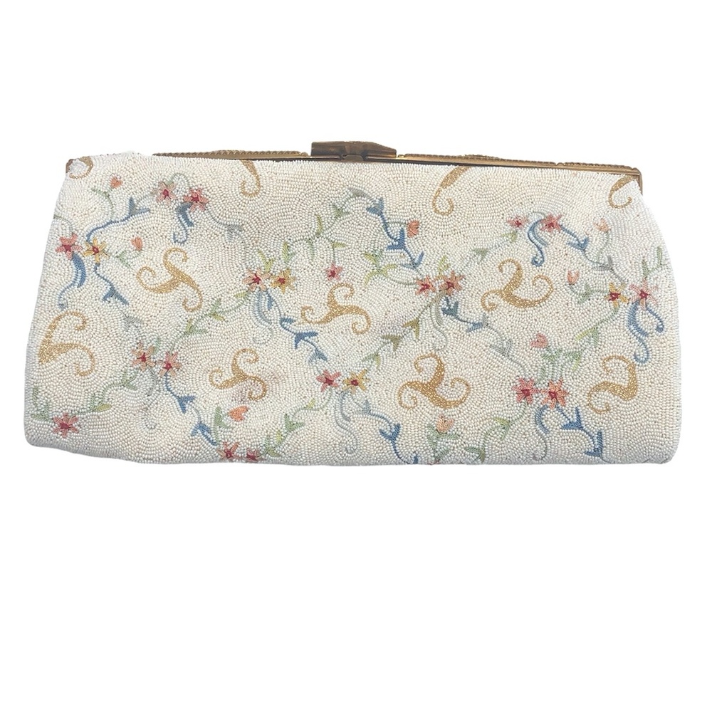VINTAGE DOFAN MADE IN FRANCE BEADED CLUTCH